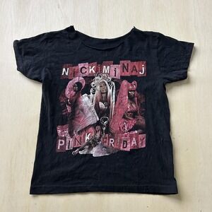 Nicki Minaj Pink Friday 2 Shirt Womens Small Black World Tour Tee T-Shirt